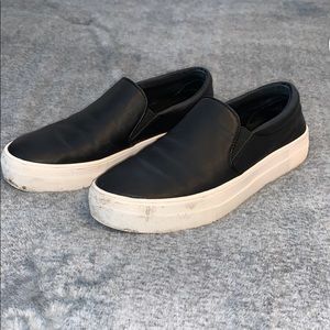 Steve Madden Gills Black Leather